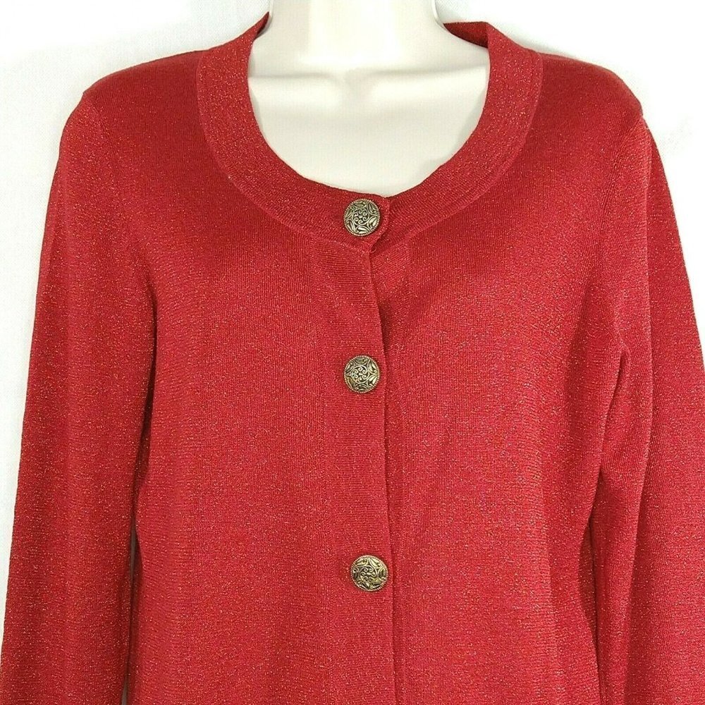 Judith Hart Cardigan Sweater Women Petite Size PM